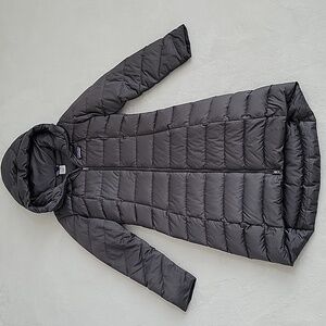 Patagonia Grey Long Down Coat